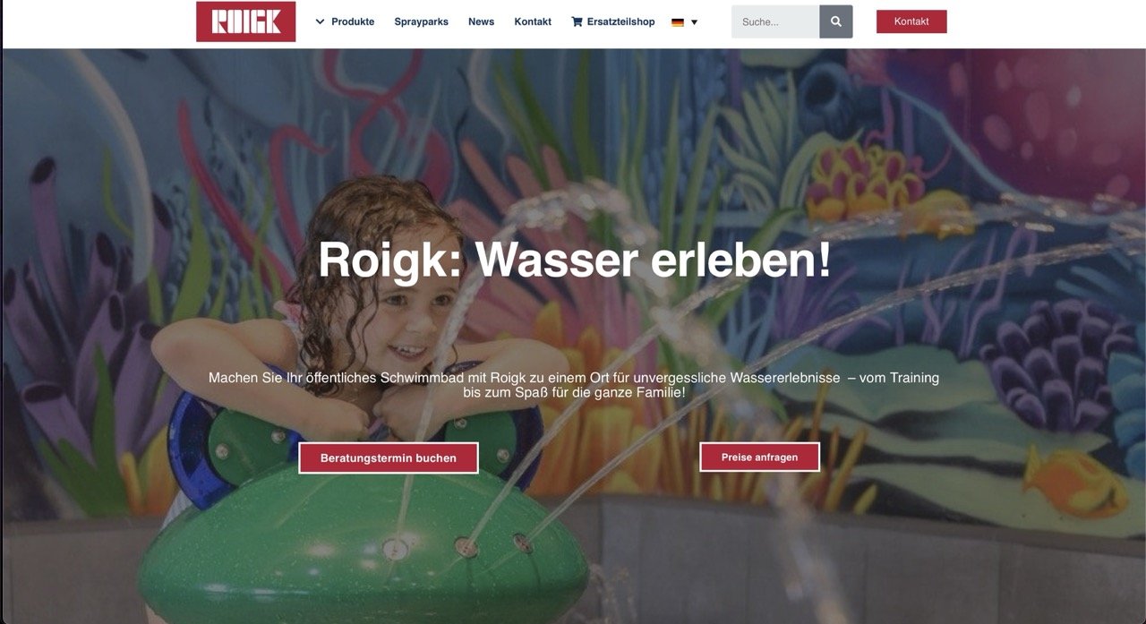 Kunde: Roigk.de, Shopsystem und Präsentationswebsite, Reparaturshop