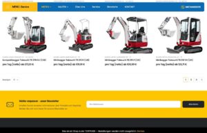 Kunde: A-Z Bau Erstellung eines Commerce Shopsystem inkl. Website und Anbindung an Warenwirtschaft, Schnittstelle