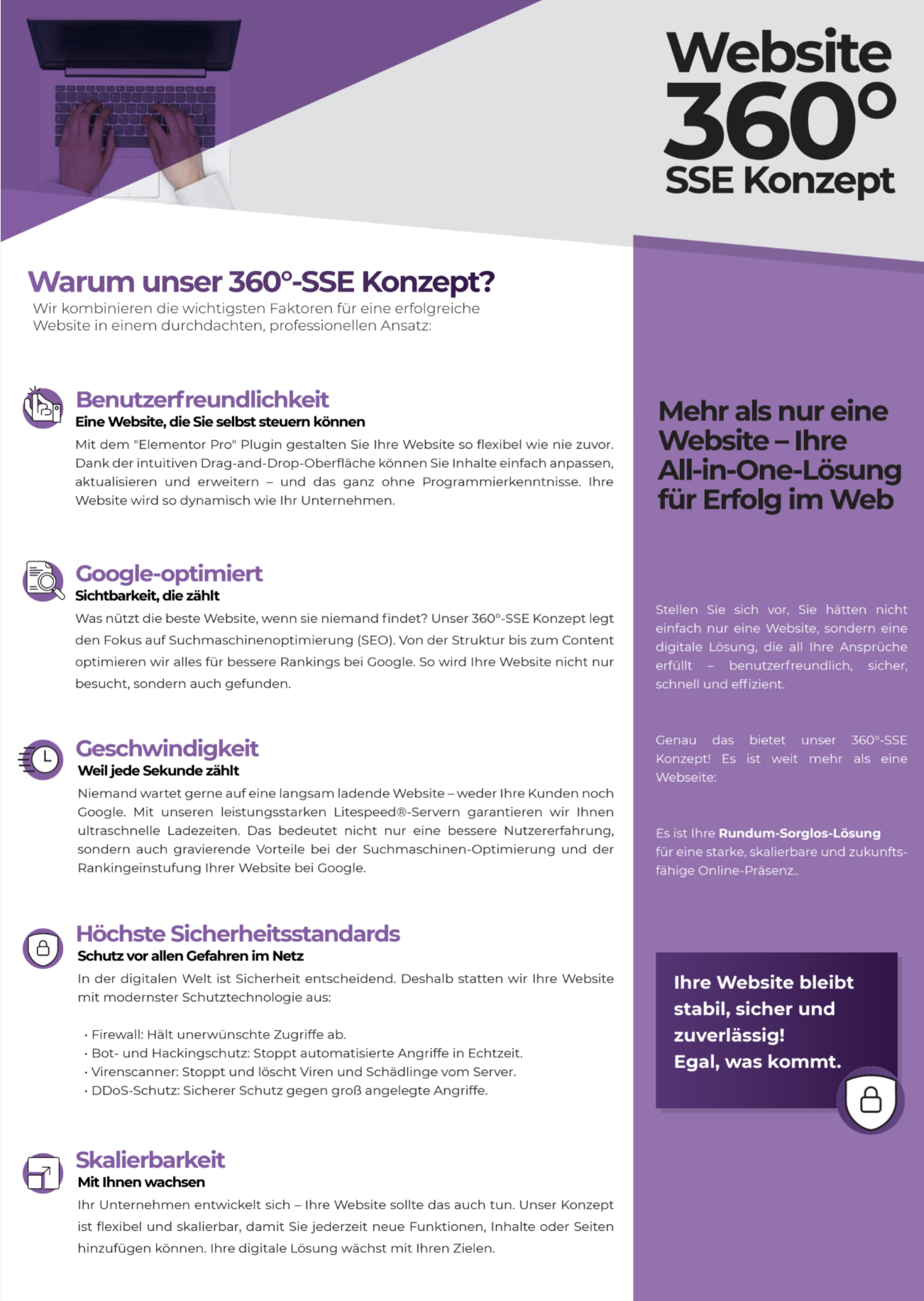 jaegermediagroup website 360°-SSE Konzept