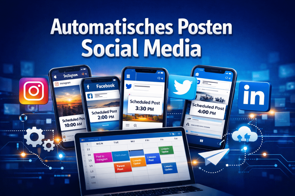 Automatisches Posten Social Media
