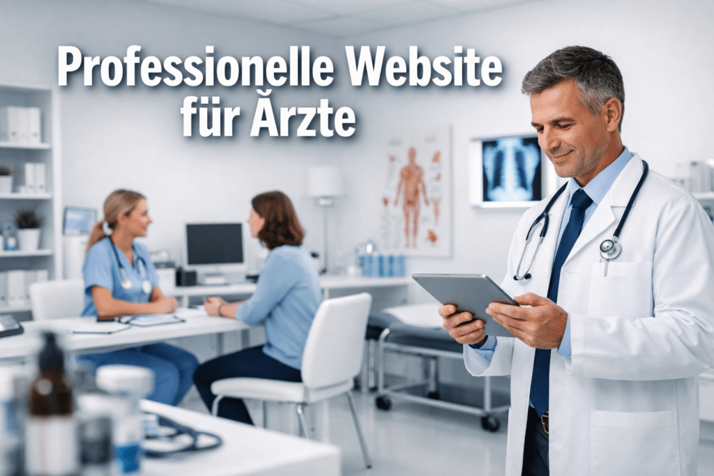 Professionelle Website für Ärzte