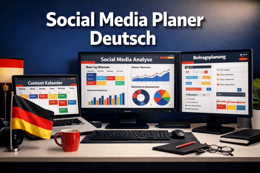 Social Media Planer Deutsch