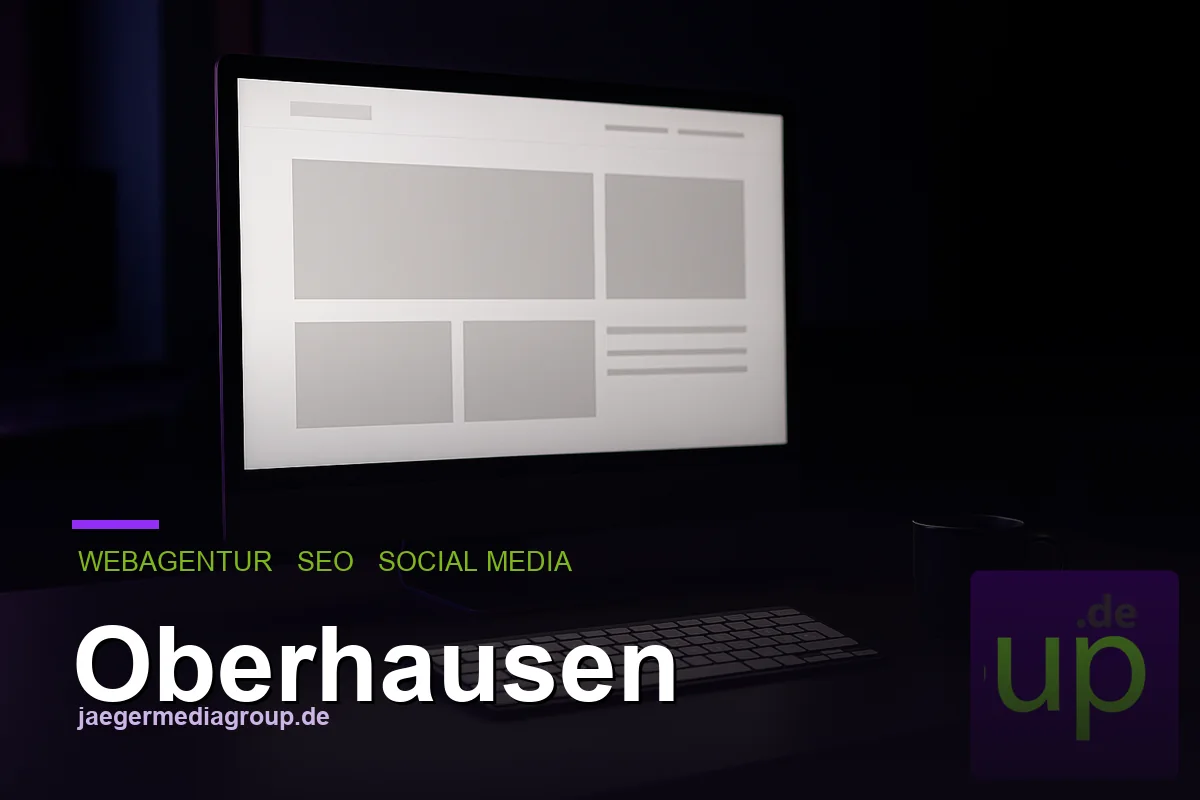 Webagentur, SEO und Social Media f&uuml;r Unternehmen in Oberhausen - jaegermediagroup.de